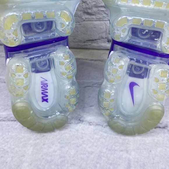 Nike Air Vapormax Plus Mens Size 8 White/Fierce Purple 924453-101 Sneakers Grape - Picture 14 of 15